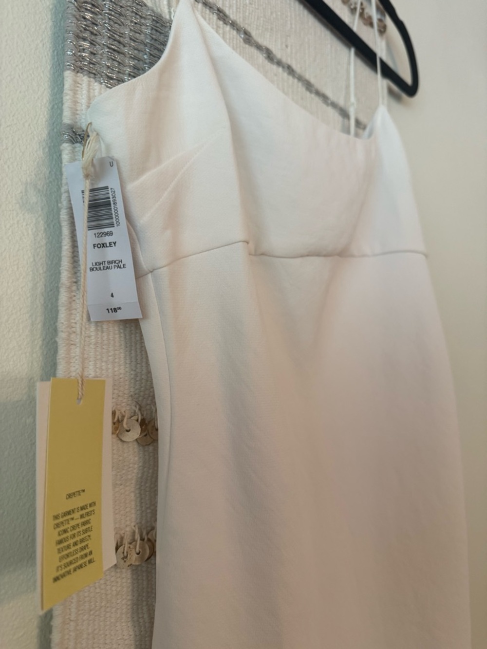 Aritzia Wilfred Cream Slip Dress with Thin Straps - Picture 3 of 6